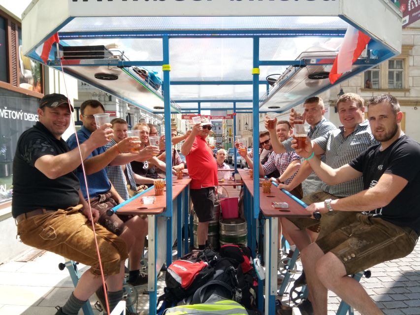 Pilsen: 1.5-Hour Beer Bike with Unlimited Beer - Starting at DEPO2015 on Presslova 14