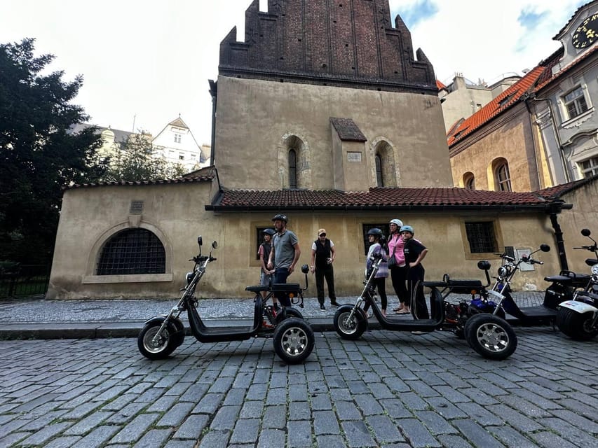 Prague: 2 hours FUN TRIKE tour in Prague with guide - What the trike feels like on cobbles and traffic