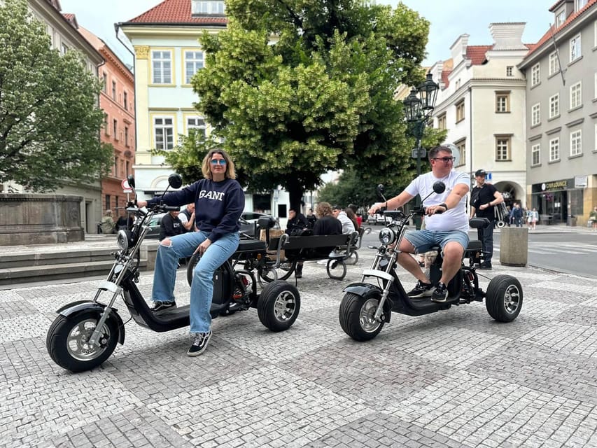 Prague: 2 hours FUN TRIKE tour in Prague with guide - Families, couples, and passengers on the rear seat