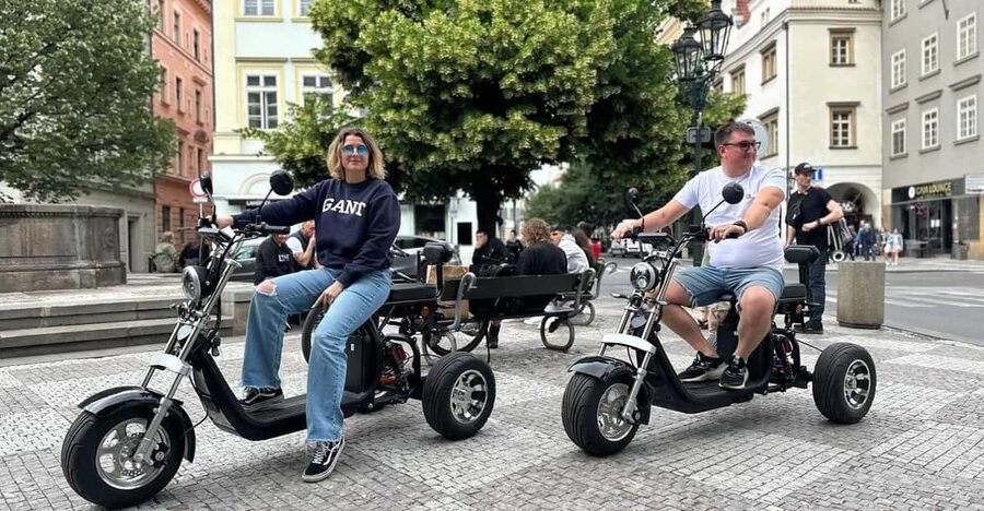 Prague: 2 hours FUN TRIKE tour in Prague with guide - Parks, viewpoints, and a different side of Prague