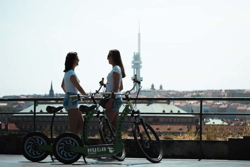 Prague: 3-Hour E-Scooter Tour in German - Charles Bridge, the National Theatre, and river views