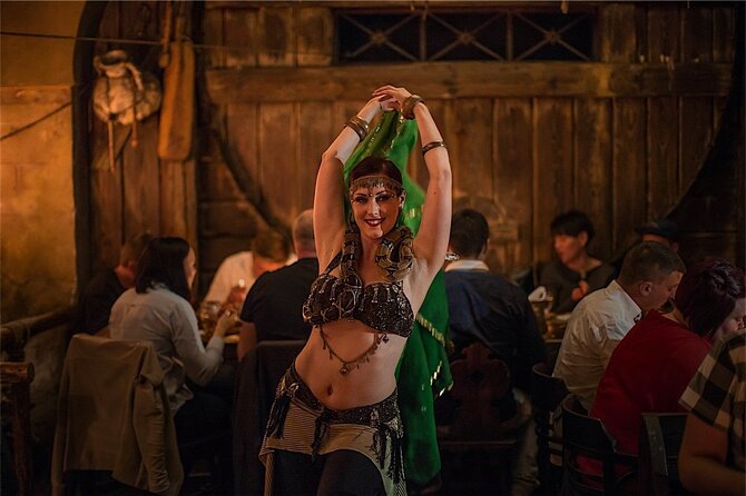 Prague 5 Courses Medieval Dinner and Live Performances - The practical reality of a large room