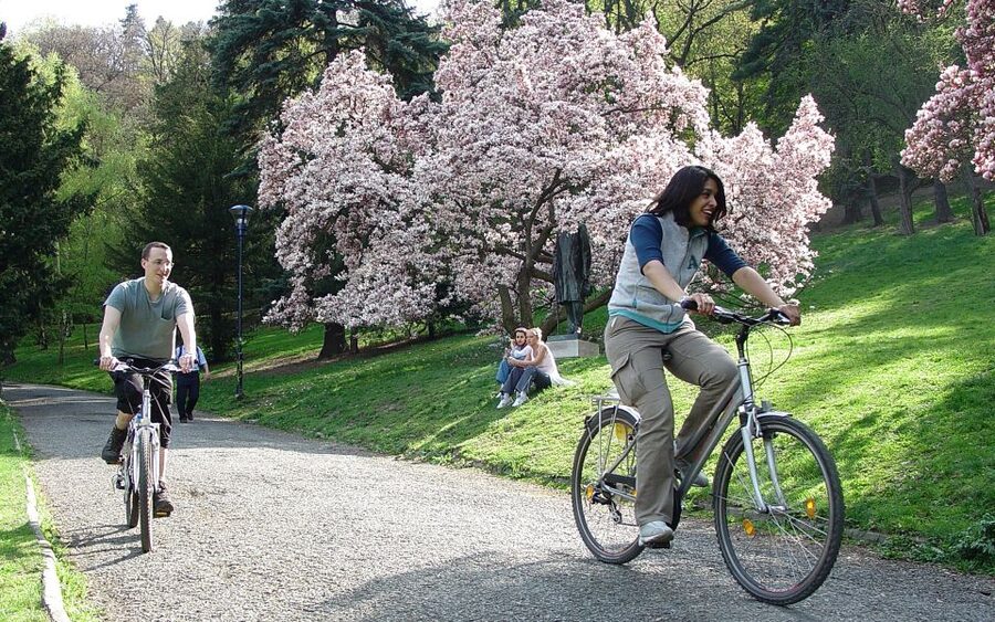 Prague "ALL-IN-ONE" City E-Bike Tour - Along the Vltava to the Giant Metronome