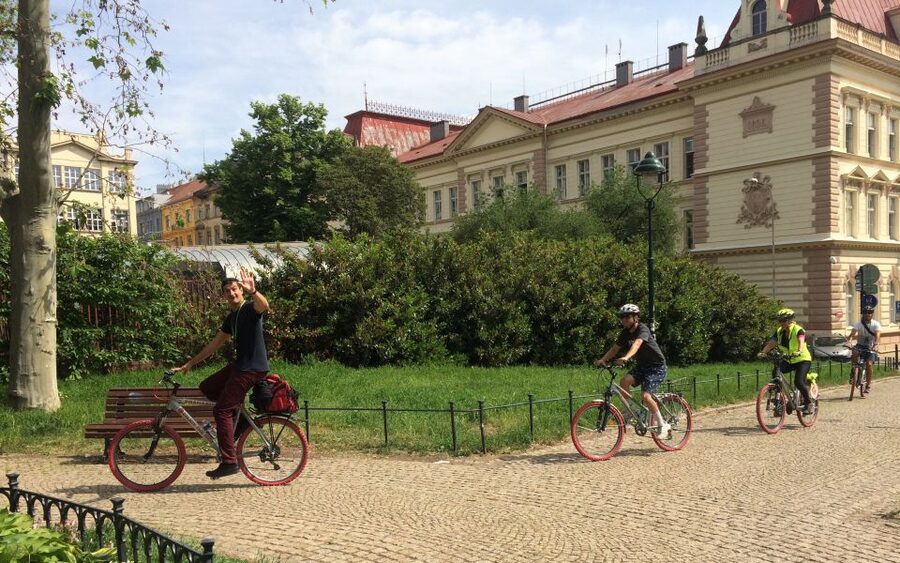 Prague "ALL-IN-ONE" City E-Bike Tour - Dancing House and the Return to the River
