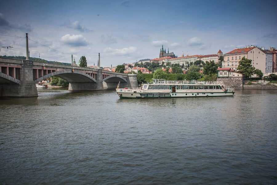 Prague: An unforgettable 2-hour cruise on the Vltava River. - Prague Castle from below the riverbank