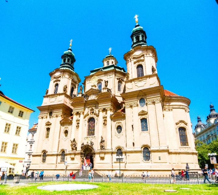 Prague: Astronomical Clock Tower Entry Ticket & Audio Guide - The short walk through Old Town Square