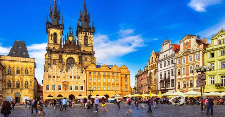 Prague Audioguide - TravelMate app for your smartphone - Old Town Square, Municipal House, and Wenceslas Square
