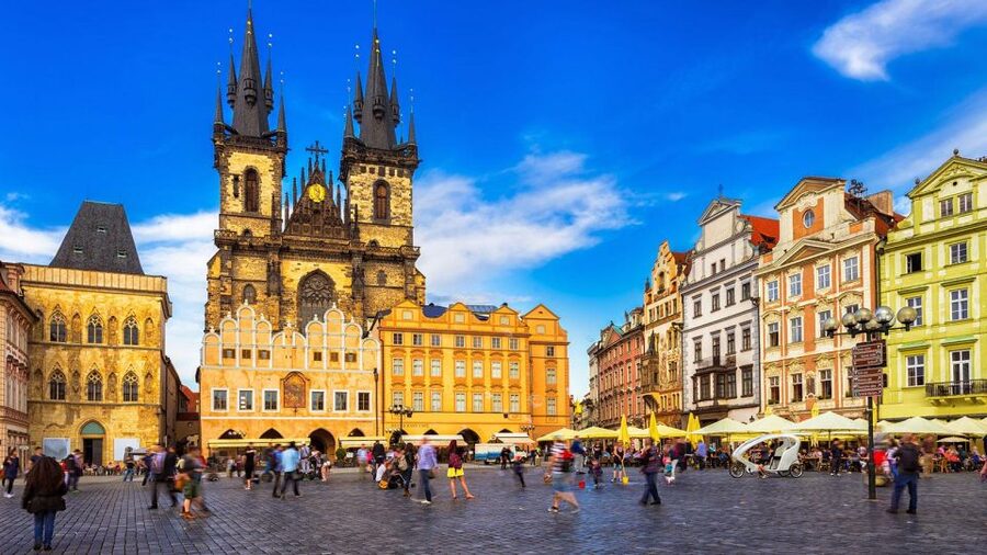 Prague Audioguide - TravelMate app for your smartphone - Dancing House and the National Theatre