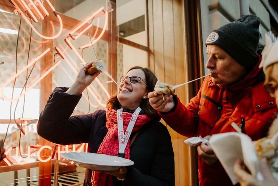Prague: Award-Winning Old Town Food Tour with Four Drinks - Small groups, private options, and the pace