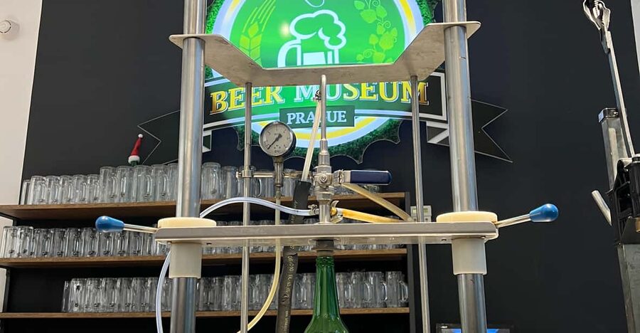 Prague: Beer Museum Tour with Tasting and Beer Bottling - Entering the 13th-century cellars