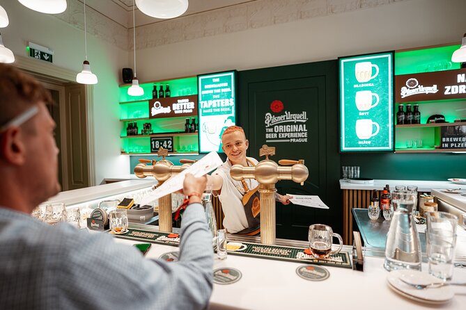 Prague Beer Pouring Class at Pilsner Urquell - Three Czech pours, one very different beer experience