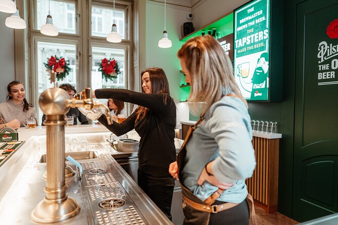 Prague Beer Pouring Class at Pilsner Urquell - What you receive for the $52 price