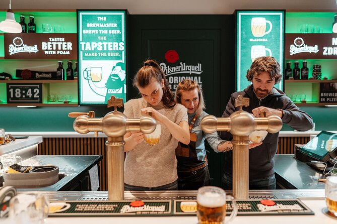 Prague Beer Pouring Class at Pilsner Urquell - Location and timing in Prague 1