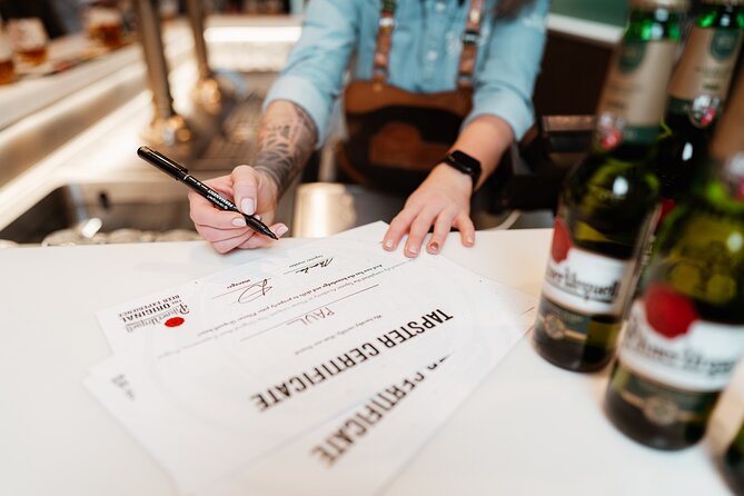 Prague Beer Pouring Class at Pilsner Urquell - A practical souvenir with a bit of ceremony