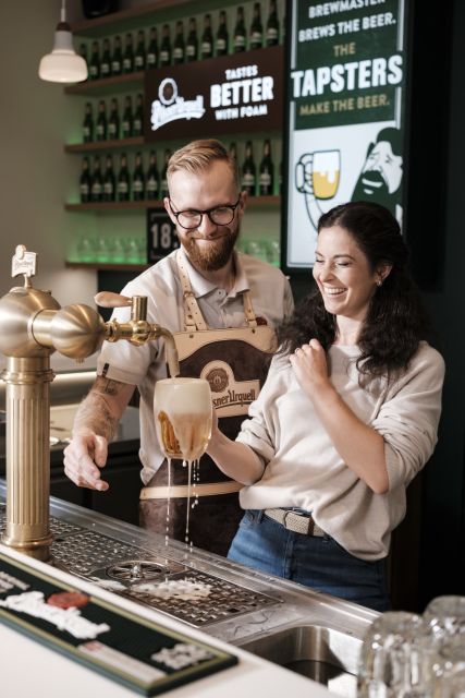 Prague: Beer Pouring Class at Pilsner Urquell Experience - Your first few minutes in the Tapster Academy