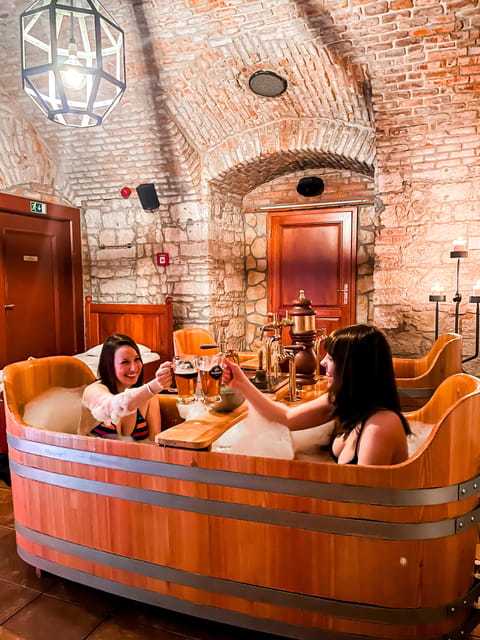 Prague: Beer Spa Bernard with Beer and Massage Option - Adding the 20-minute massage