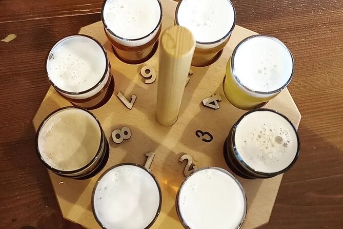 Prague Beer Tasting - 8 types of Czech beer included - Why the small pours are the right size