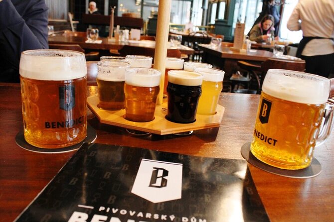 Prague Beer Tasting - 8 types of Czech beer included - Cancellation and booking details