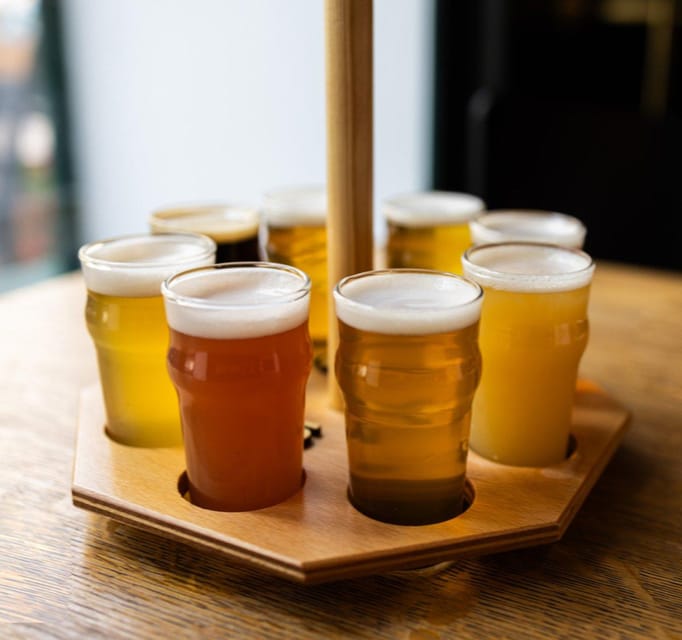 Prague: Beer Tasting and Brewery Tour - Eight small pours at Pivovarský dům Benedict