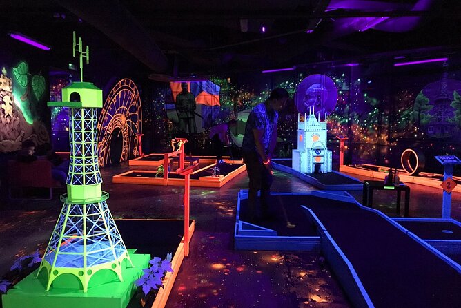 Prague Black Light Mini Golf Admission Ticket - How the location fits into a Prague day