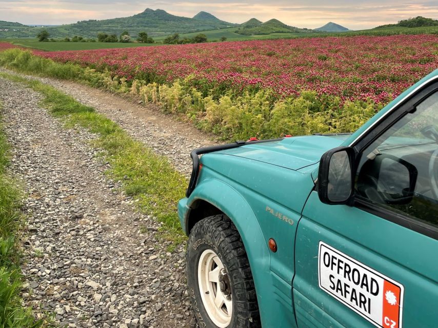 Prague: Bohemian Uplands Garnet Panning&Animal Farm 4WD Tour - A countryside shaped by extinct volcanoes