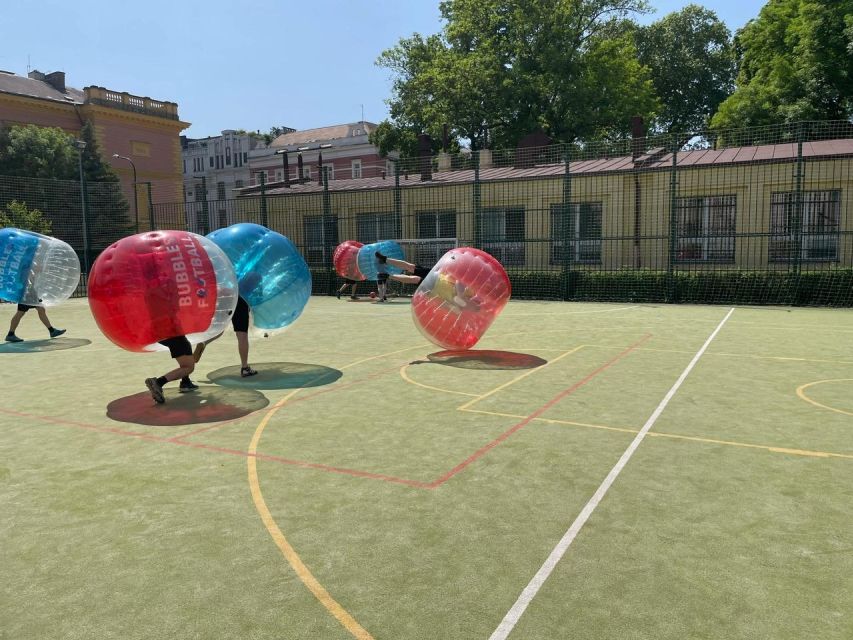 Prague: Bubbles football in city centre of Prague - Key points at a glance