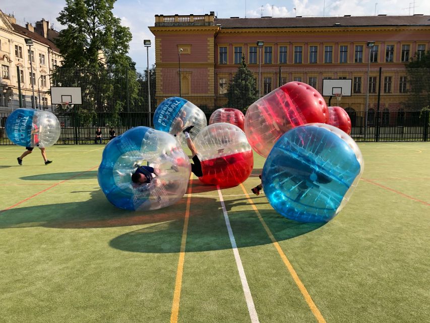 Prague: Bubbles football in city centre of Prague - Should you book Prague bubble football?