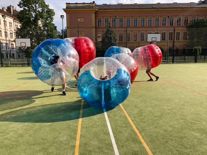 Prague: Bubbles football in city centre of Prague - Why the private group format matters