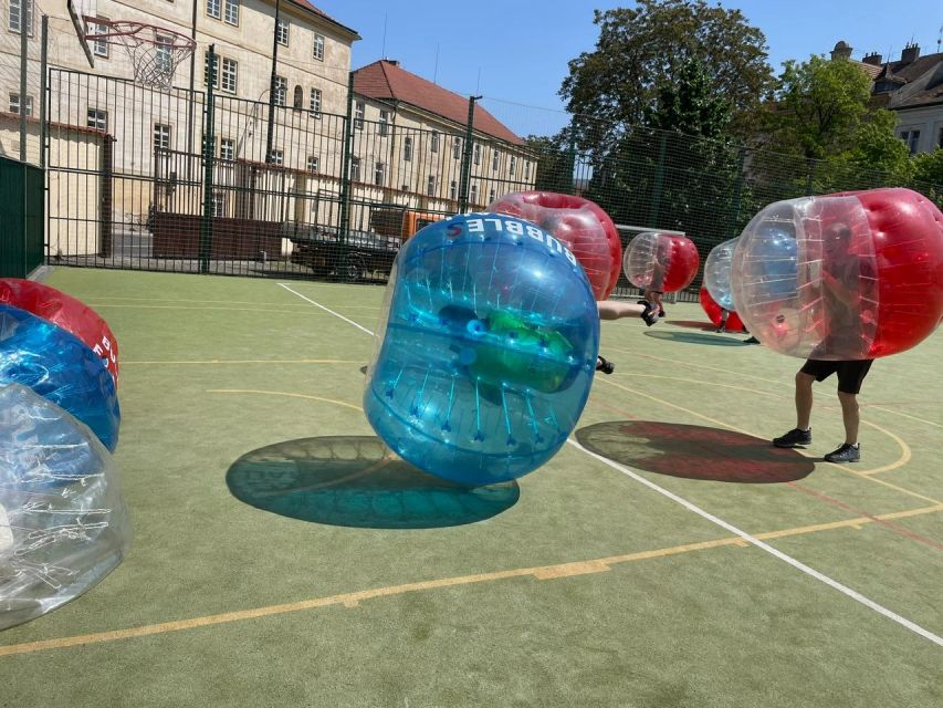 Prague: Bubbles football in city centre of Prague - Is $39 good value for one hour?