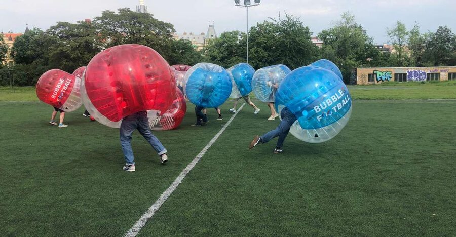 Prague: Bubbles football - Zorb Football in centrum - Quick points before you book