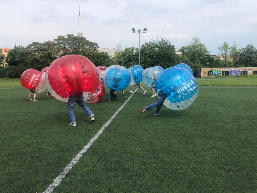 Prague: Bubbles football - Zorb Football in centrum - Bubble football in the middle of Prague