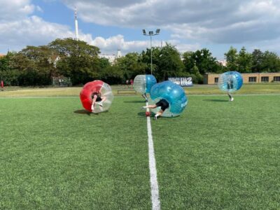 Bubbles football – Zorb Football in centrum