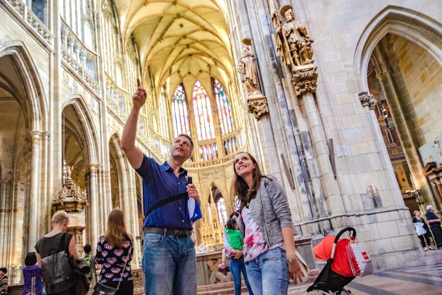 Prague Castle 2.5-Hour Tour Including Admission Ticket - Golden Lane shows the castle at human scale