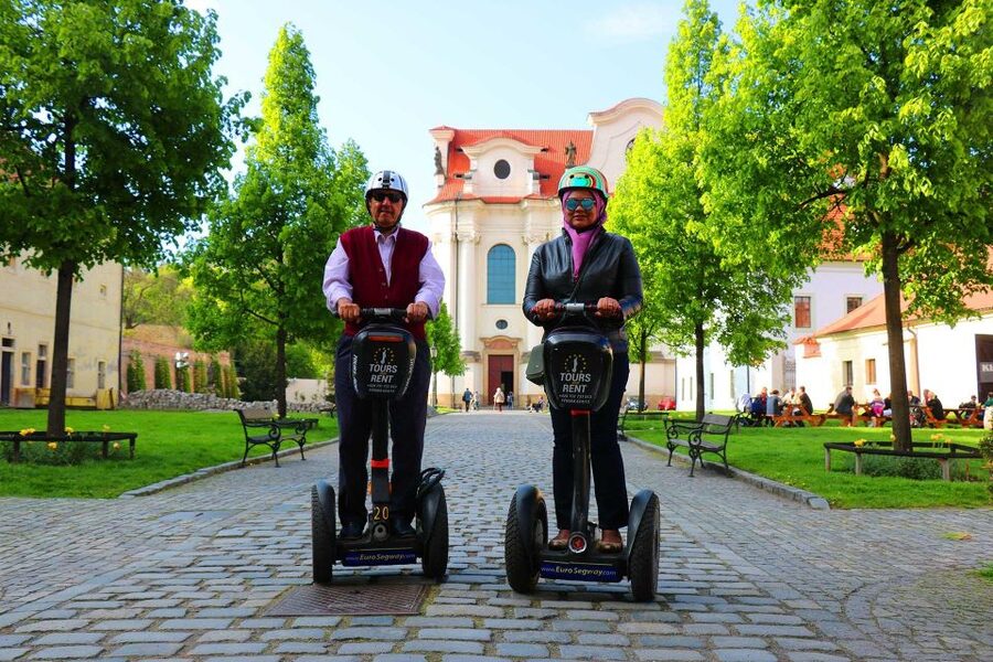 Prague: Castle and Monastery Segway Tour - Strahov Monastery and the 15th-century brewery