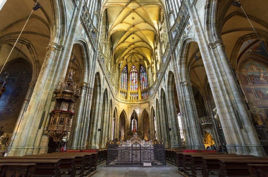 Prague Castle and St. Vitus Cathedral Private Walking Tour - The Old Royal Palace and Vladislav Hall