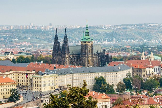 Prague Castle: Private fairytale walking tour - St. Vitus Cathedral gives the tour its grand centerpiece
