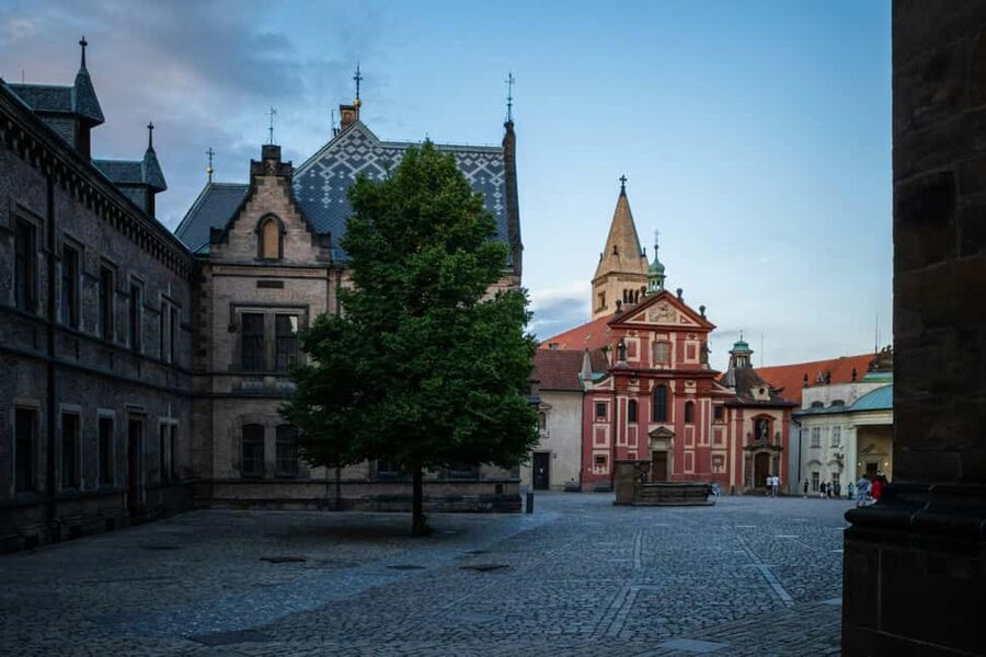 Prague Castle St. Vitus Cathedral, Royal Palace, St. George's Basilica - What the castle views add to the visit