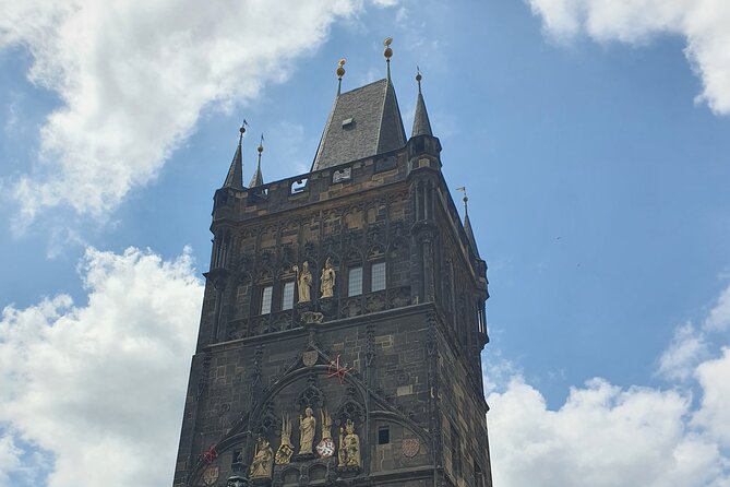 Prague Charles Bridge Tower Admission Ticket And Audioguide - Collecting your ticket at 9:00 am
