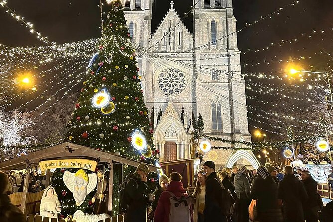 Prague Christmas Markets and Holiday Magic Walking Tour - Týn Church and Prague’s Gothic skyline