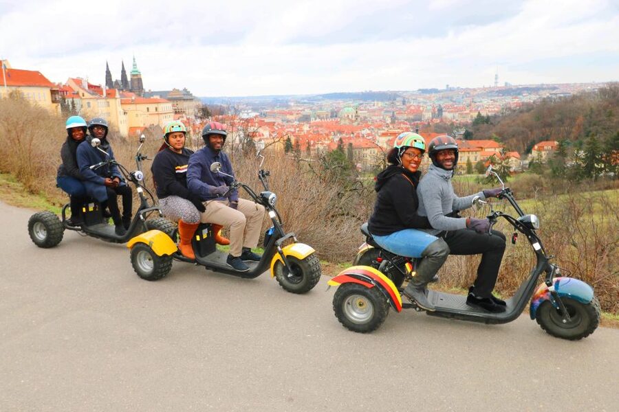 Prague: City Highlights Guided Electric Trike Tour - Petřín Hill and Prague from above