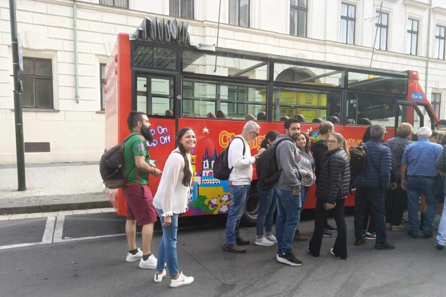Prague: City Sightseeing HOHO Bus Tour & Optional Boat Tour - Strahov Monastery and Petřín Garden