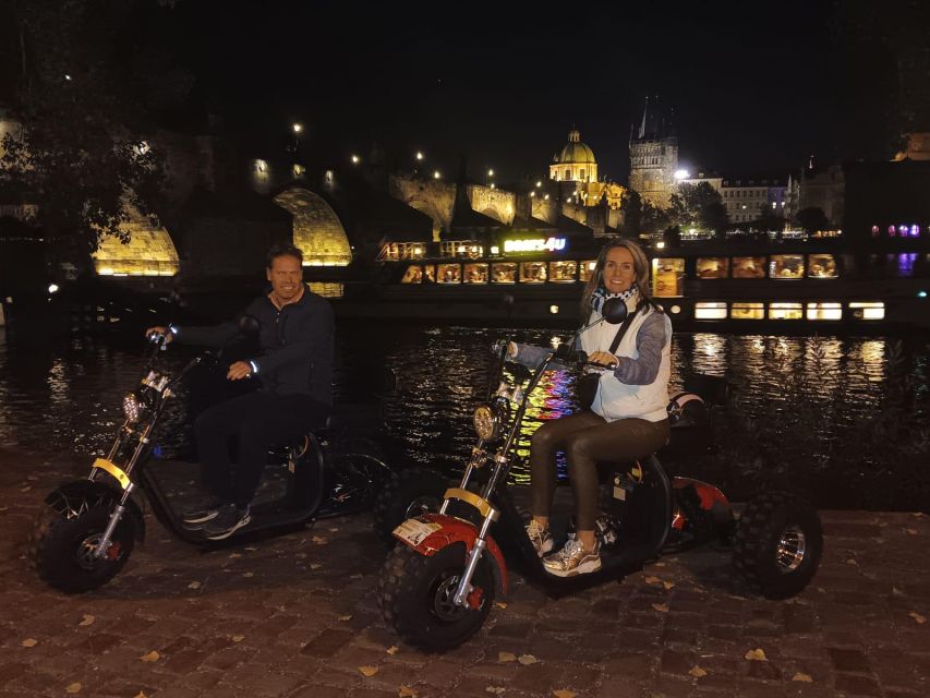 Prague City sightseeing in Night Trike Tour - Key points at a glance