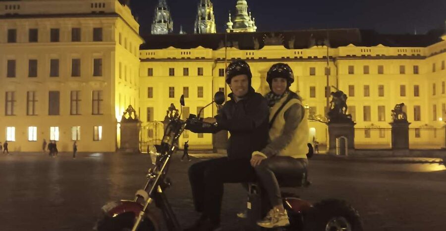 Prague City sightseeing in Night Trike Tour - What the price and format really offer
