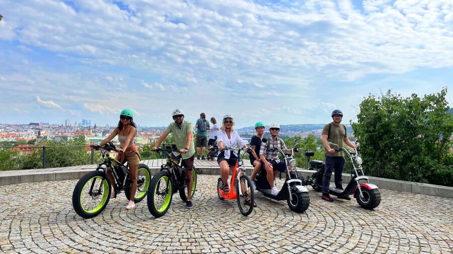 Prague: City Viewpoints Tour by Electric Fat Bike - Petrin Hill and Strahov Monastery