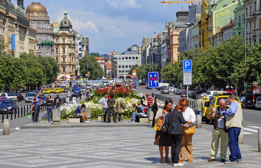 Prague: Communists and World War II Tour - Republic Square and the end of the route