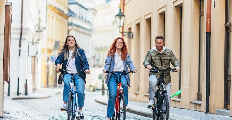 Prague: Complete Bike Tour - Charles Bridge and Emperor Charles IV