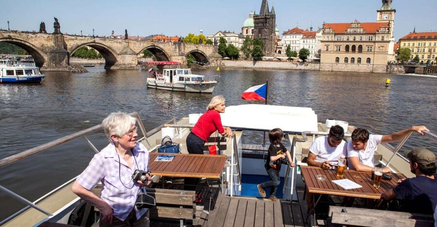 Prague Cruise: 1-Hour on the River Vltava - Letná Metronome and Prague’s riverfront