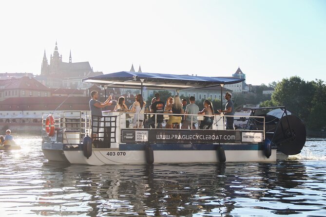 Prague Cycle Boat - The Swimming Beer Bike - Who will enjoy this most