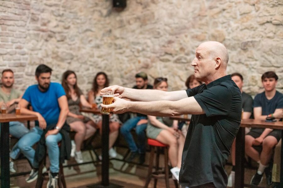 Prague: Czech Beer-Tasting Experience with Snacks - A pub setting with a social feel