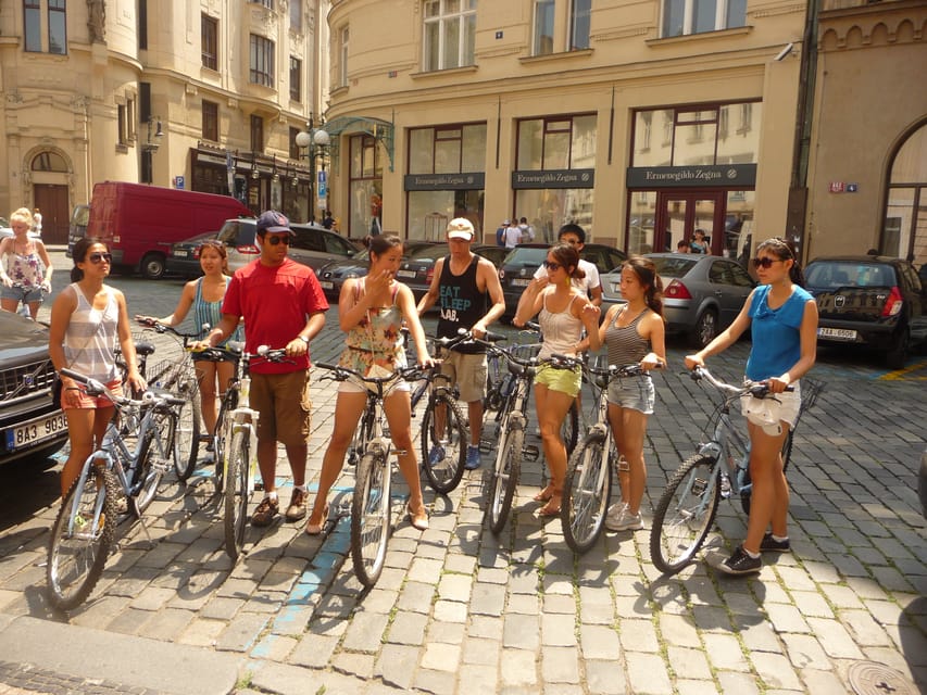 Prague E-Bike City Ride tour : 2hrs - Mala Strana and leafy Kampa Park